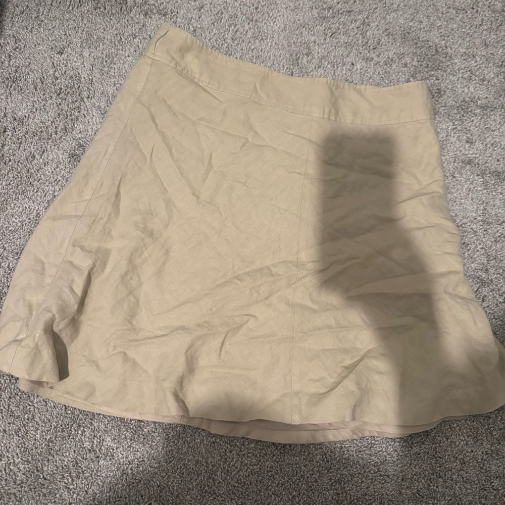 Merona linen Tan Women's Skirt Size 12